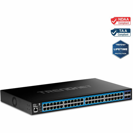 TRENDnet 52-Port Gigabit Web Smart Switch with 10G SFP+ Ports - TEG-3524S