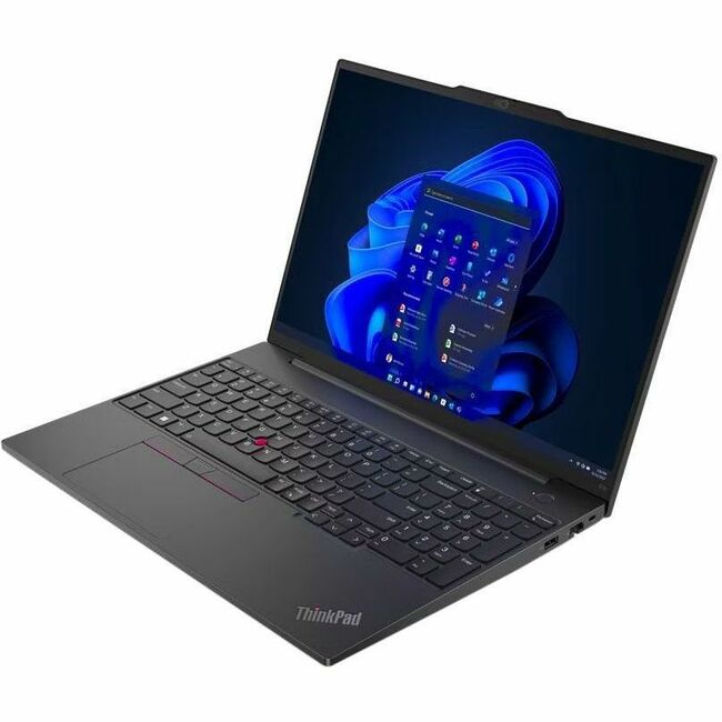 Lenovo ThinkPad E16 Gen 1 21JN003YUS 16" Notebook - WUXGA - Intel Core i5 13th Gen i5-1335U - 16 GB - 256 GB SSD - Graphite Black - 21JN003YUS