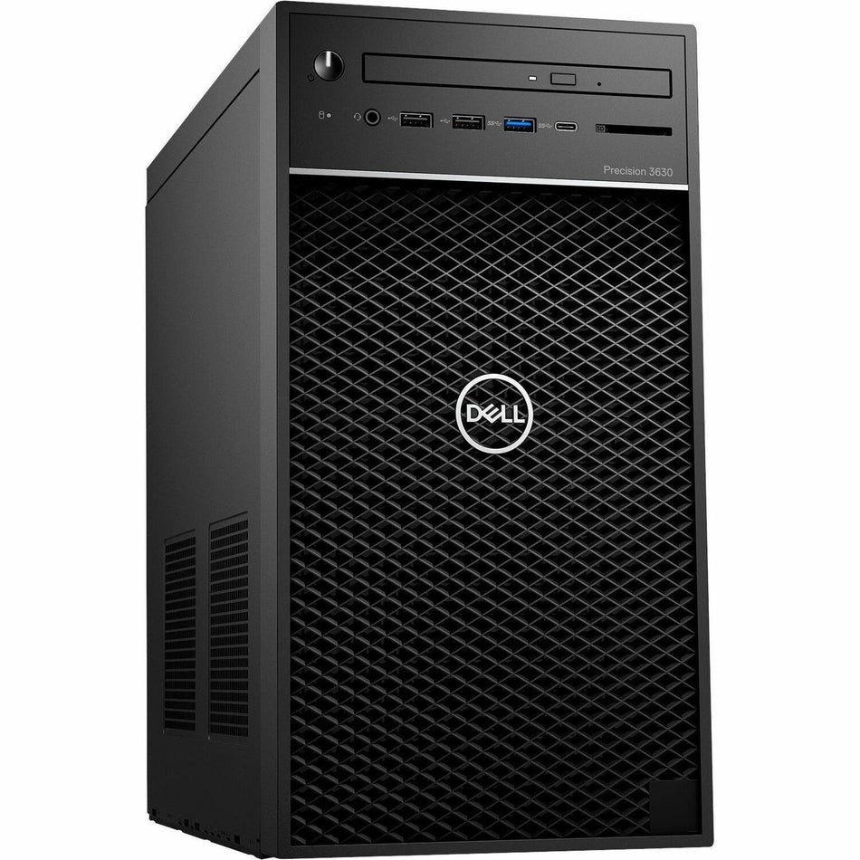 Dell-IMSourcing Precision 3000 3630 Workstation - Intel Xeon E-2124G - vPro Technology - 8 GB - 256 GB SSD - Tower - 1KNR8