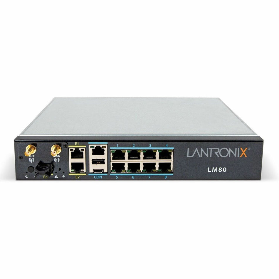 Lantronix LM-Series LM80 8-Port Console Server - 80-8S-NNN-NAA
