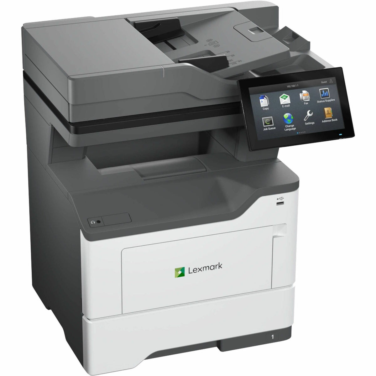 Lexmark MX632adwe Laser Multifunction Printer - Monochrome - TAA Compliant - 38ST905