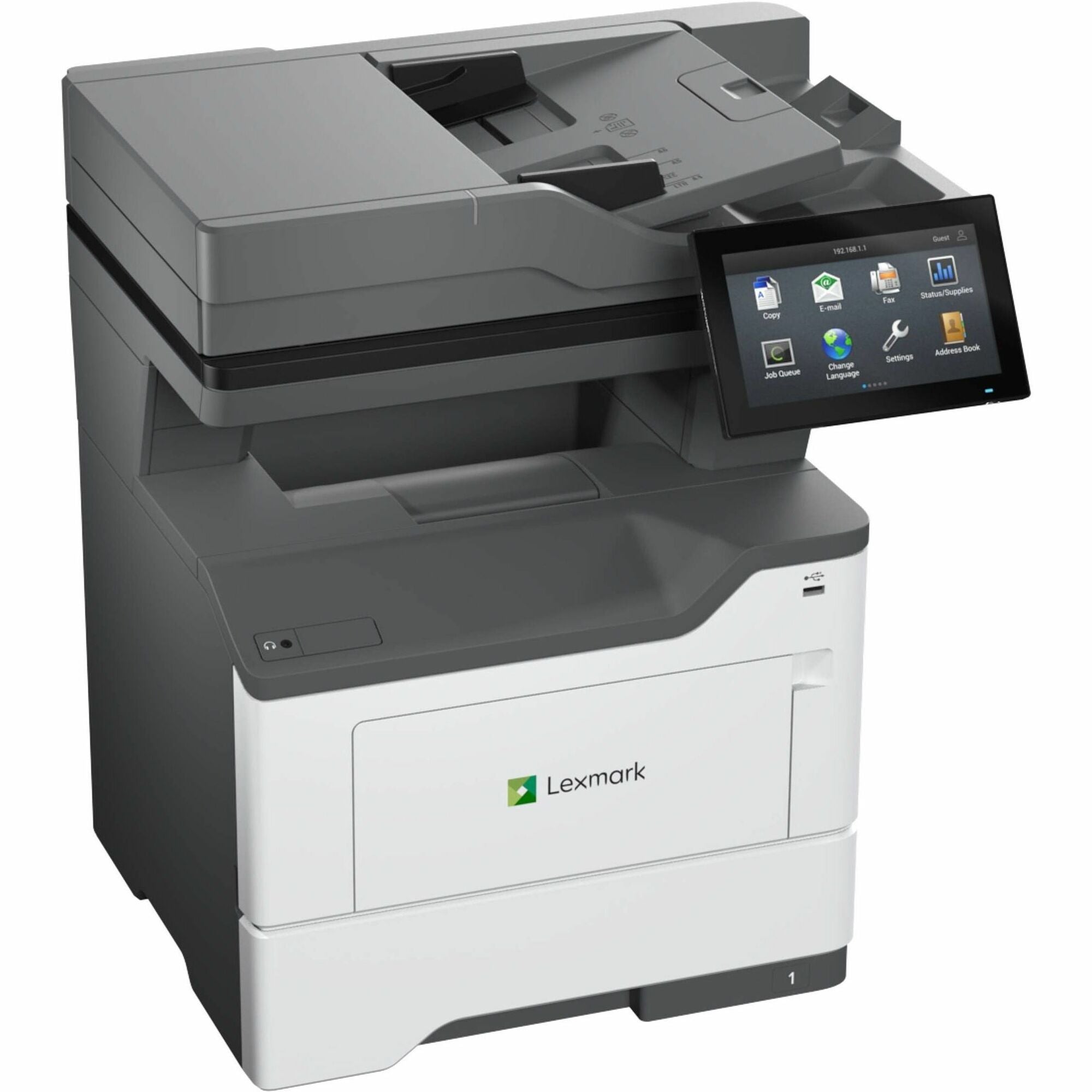 Lexmark MX632adwe Laser Multifunction Printer - Monochrome - TAA Compliant - 38ST905