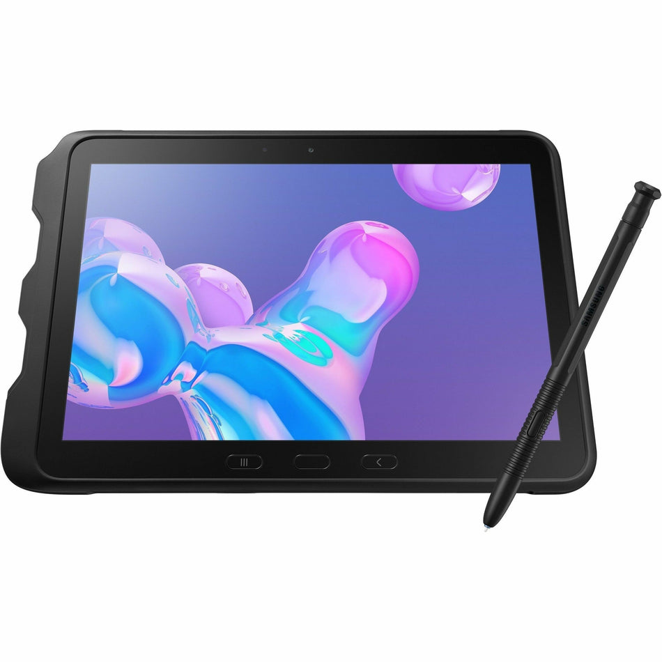 Samsung-IMSourcing Galaxy Tab Active Pro SM-T540 Tablet - 10.1" - Qualcomm Snapdragon 670 - 4 GB - 64 GB Storage - Android 9.0 Pie - Black - SM-T540NZKAXAR