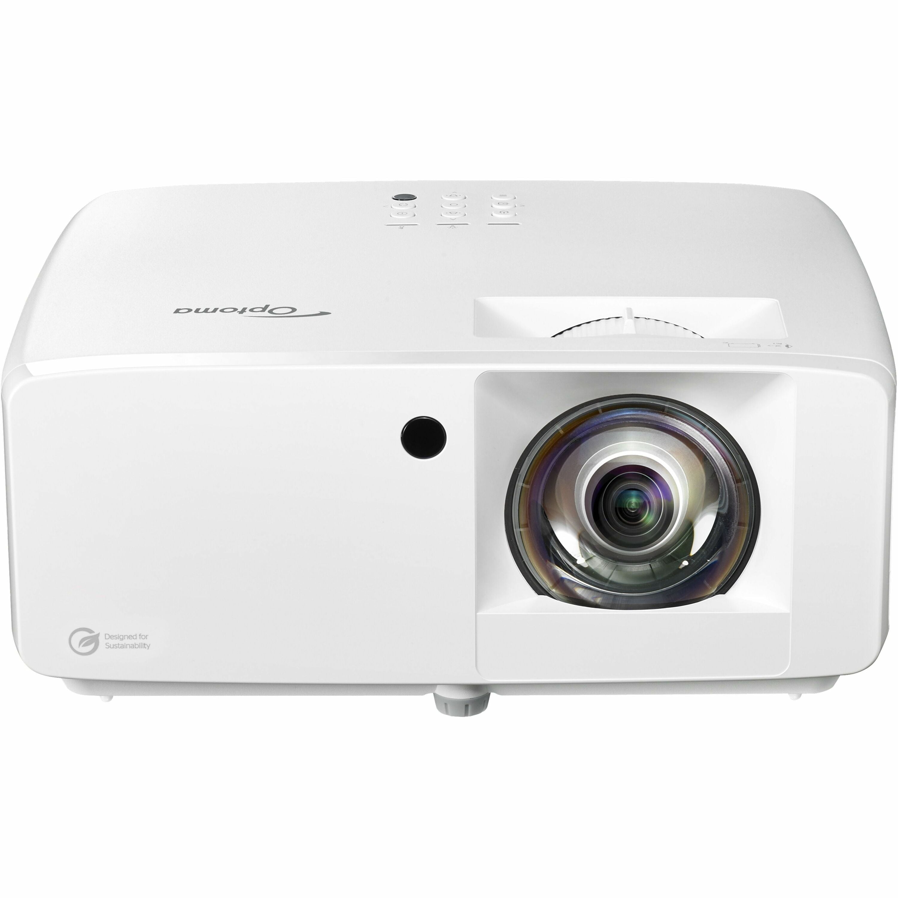 Optoma ZH450ST 3D Short Throw DLP Projector - 16:9 - Wall Mountable, Portable - White - ZH450ST