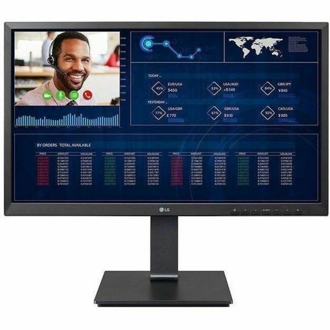 LG 24CQ650I-6N All-in-One Thin Client - Intel Celeron N5105 Quad-core (4 Core) 2 GHz - Black - 24CQ650I-6N