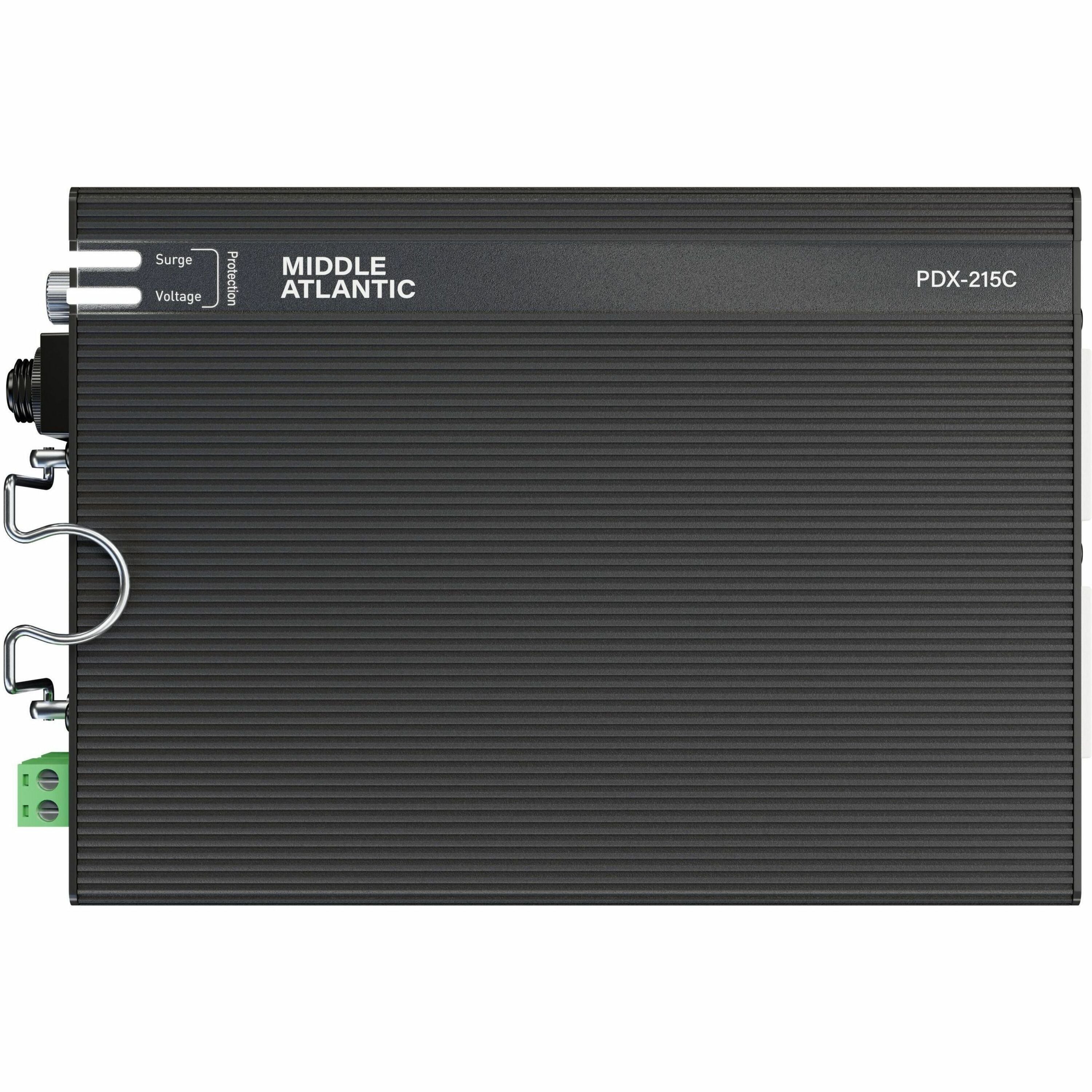 Middle Atlantic NEXSYS Compact Power Distribution Unit - 15 Amp, 2 Outlet PDU - Multi-Stage Surge Protection - PDX-215C