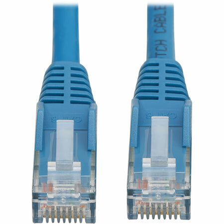 Eaton Tripp Lite Series Cat6 Gigabit Snagless Molded UTP Ethernet Cable (RJ45 M/M), PoE, LSZH, Blue, 5 m (16.4 ft.) - N201L-05M-BL