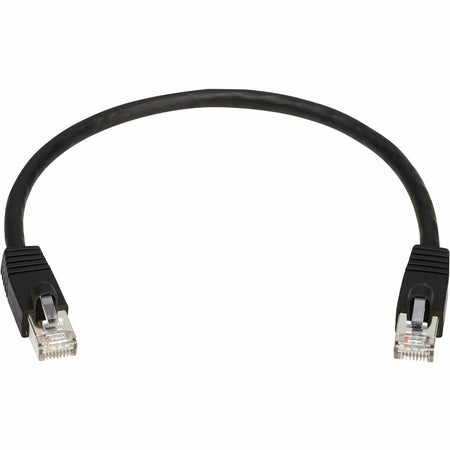 Eaton Tripp Lite Series Cat8 40G Snagless SSTP Ethernet Cable (RJ45 M/M), PoE, Black, 1 ft. (0.3 m) - N272-F01-BK
