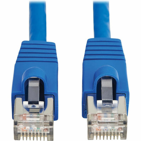 Eaton Tripp Lite Series Cat8 40G Snagless SSTP Ethernet Cable (RJ45 M/M), PoE, Blue, 1 ft. (0.3 m) - N272-F01-BL