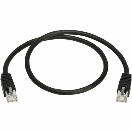 Eaton Tripp Lite Series Cat8 40G Snagless SSTP Ethernet Cable (RJ45 M/M), PoE, Black, 2 ft. (0.6 m) - N272-F02-BK