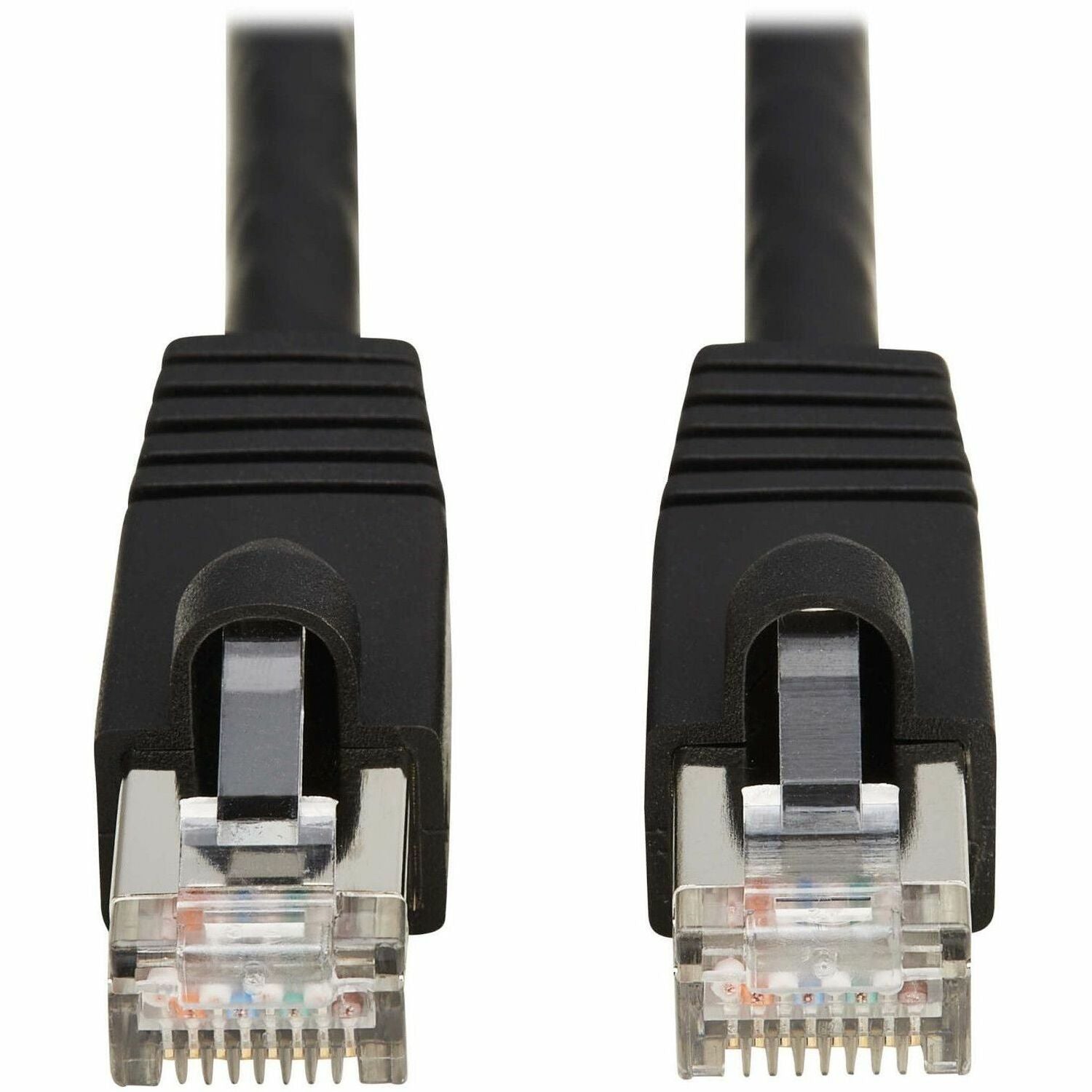 Eaton Tripp Lite Series Cat8 40G Snagless SSTP Ethernet Cable (RJ45 M/M), PoE, Black, 10 ft. (3.1 m) - N272-F10-BK