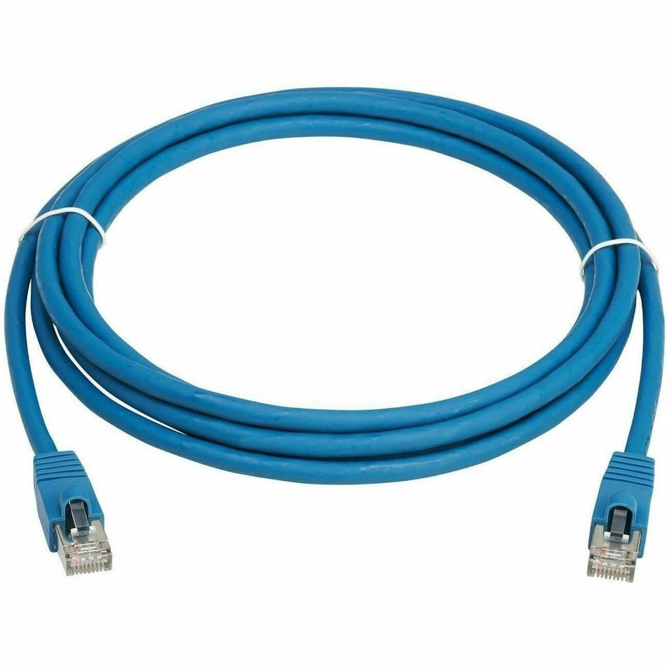 Eaton Tripp Lite Series Cat8 40G Snagless SSTP Ethernet Cable (RJ45 M/M), PoE, LSZH, Blue, 2.5 m (8.2 ft.) - N272L-F2P5M-BL