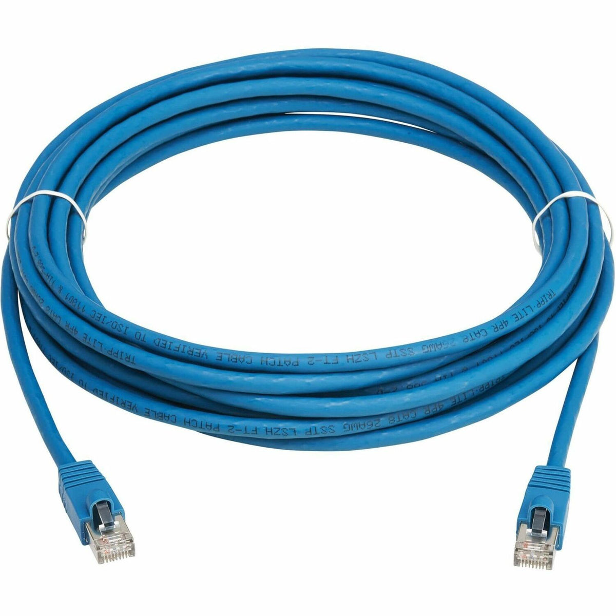 Eaton Tripp Lite Series Cat8 40G Snagless SSTP Ethernet Cable (RJ45 M/M), PoE, LSZH, Blue, 10 m (32.8 ft.) - N272L-F10M-BL