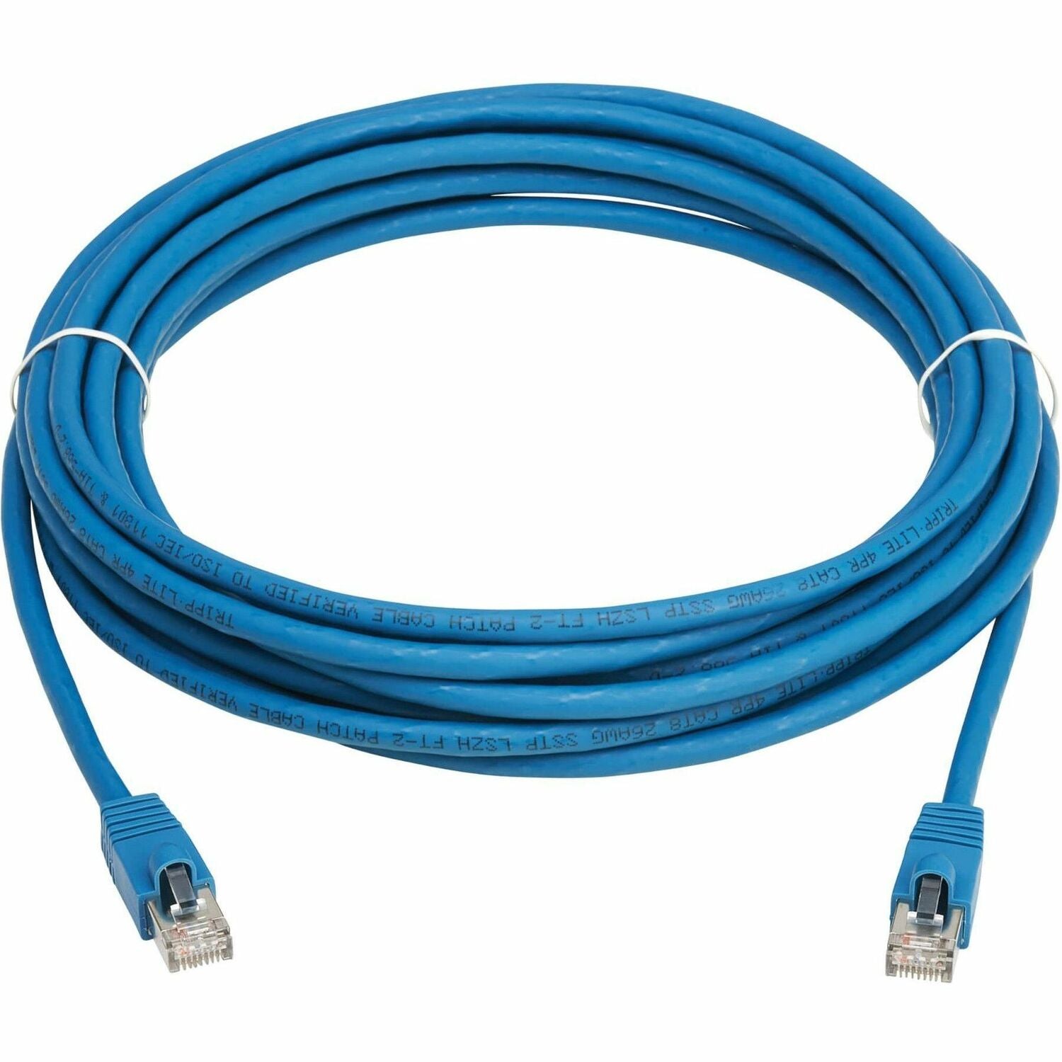 Eaton Tripp Lite Series Cat8 40G Snagless SSTP Ethernet Cable (RJ45 M/M), PoE, LSZH, Blue, 10 m (32.8 ft.) - N272L-F10M-BL