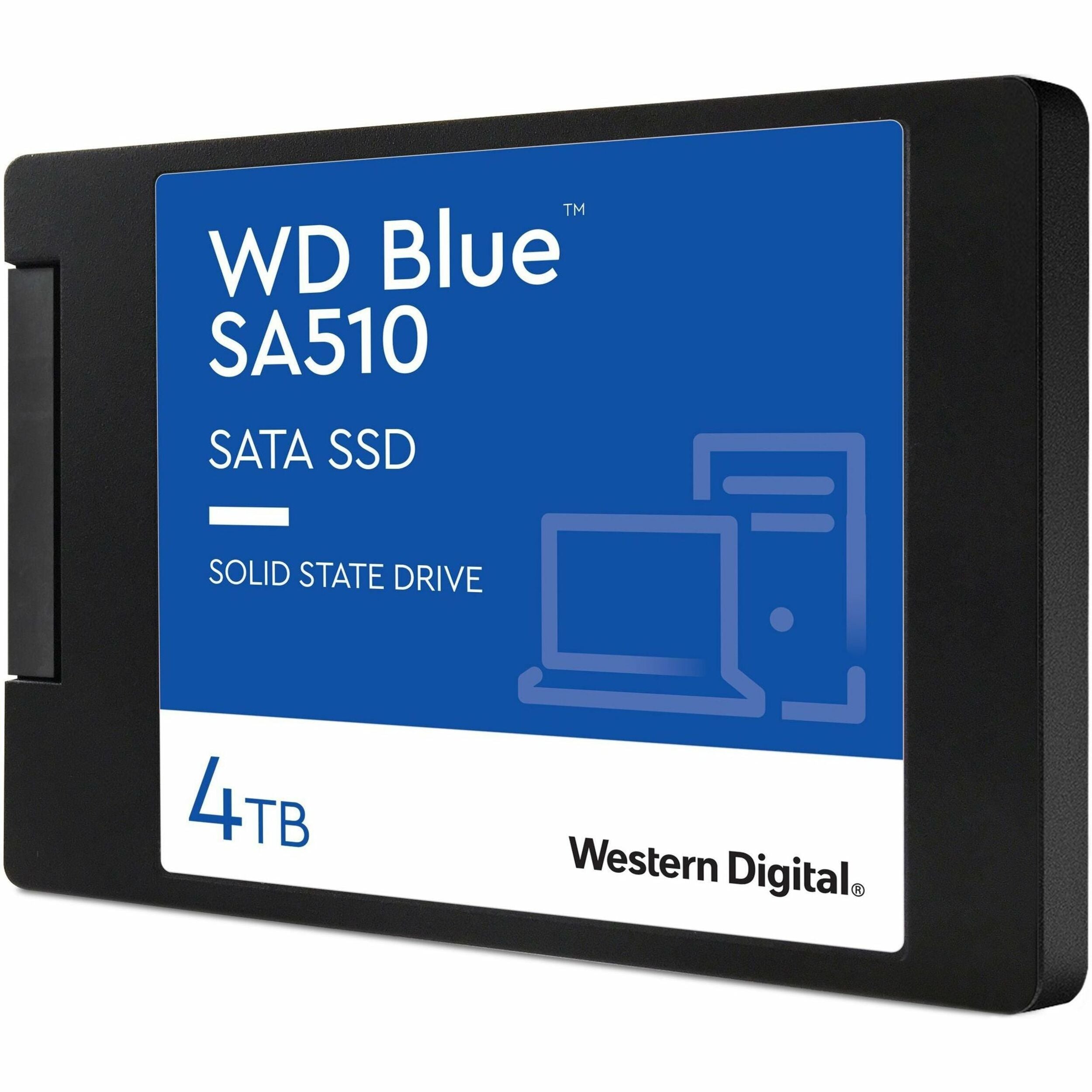 WD Blue SA510 WDS400T3B0A 4 TB Solid State Drive - 2.5" Internal - SATA (SATA/600) - WDS400T3B0A