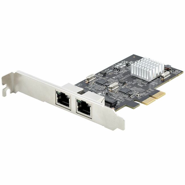 StarTech.com 2-Port 2.5G NBASE-T PCIe Network Card, Computer Network Card Interface, Intel&reg; I225-V, Dual-Port Ethernet, Multi-Gigabit NIC - PR22GI-NETWORK-CARD