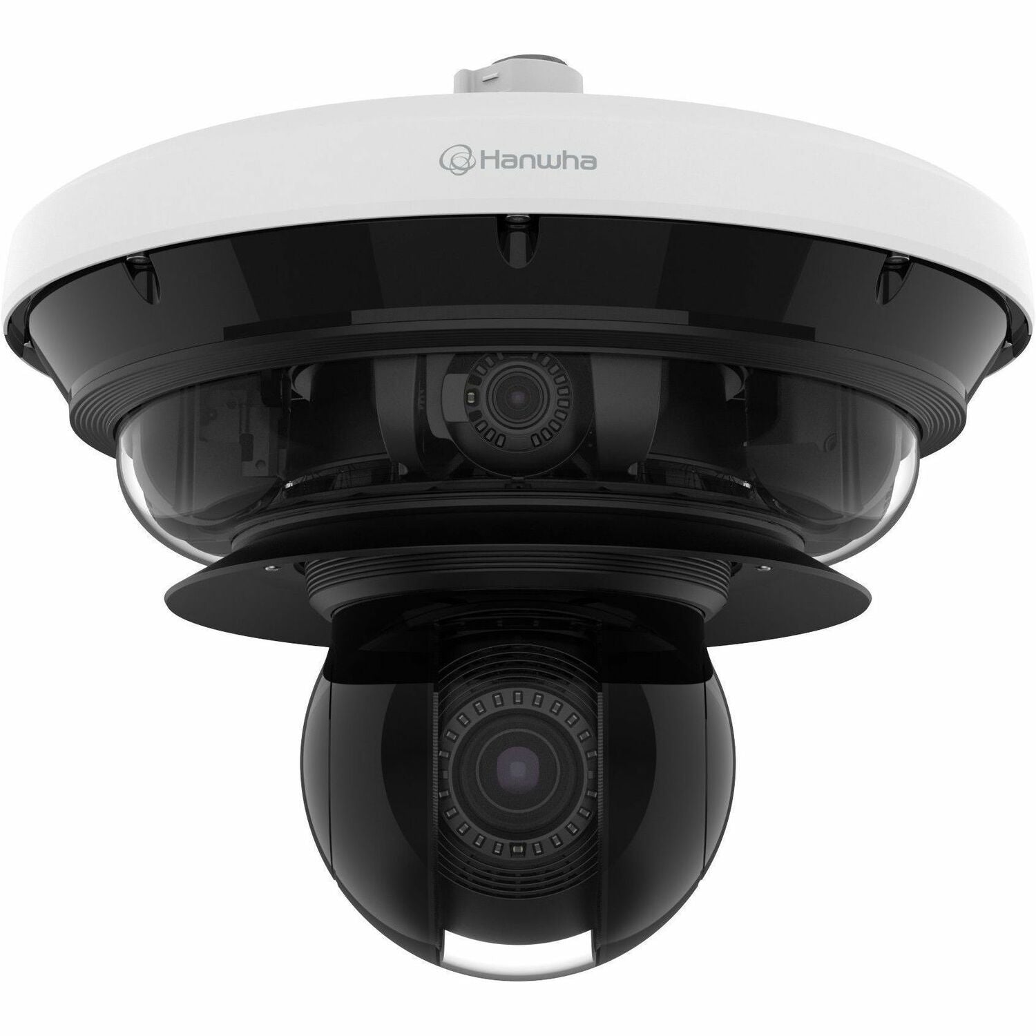 Wisenet PNM-C34404RQPZ 34 Megapixel Outdoor 4K Network Camera - Color - Dome - White - PNM-C34404RQPZ