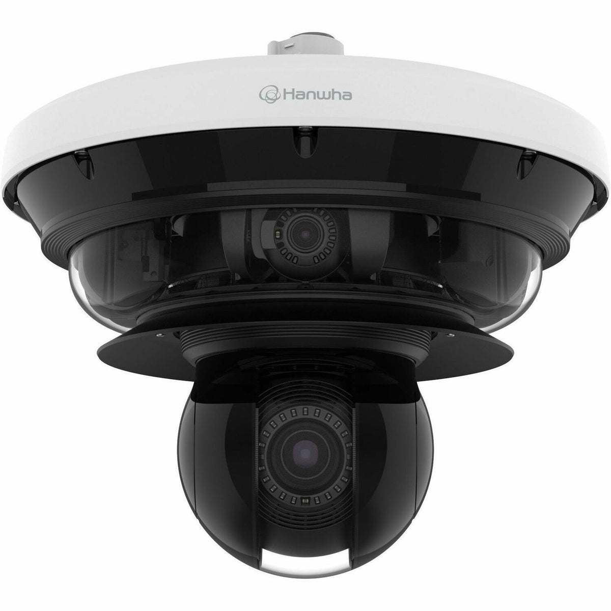 Wisenet PNM-C34404RQPZ 34 Megapixel Outdoor 4K Network Camera - Color - Dome - White - PNM-C34404RQPZ