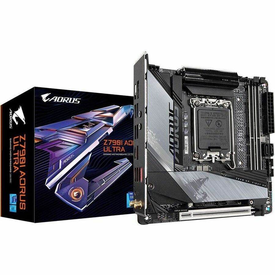 Gigabyte Ultra Durable Z790I AORUS ULTRA Gaming Desktop Motherboard - Intel Z790 Chipset - Socket LGA-1700 - Mini ITX - Z790I AORUS ULTRA