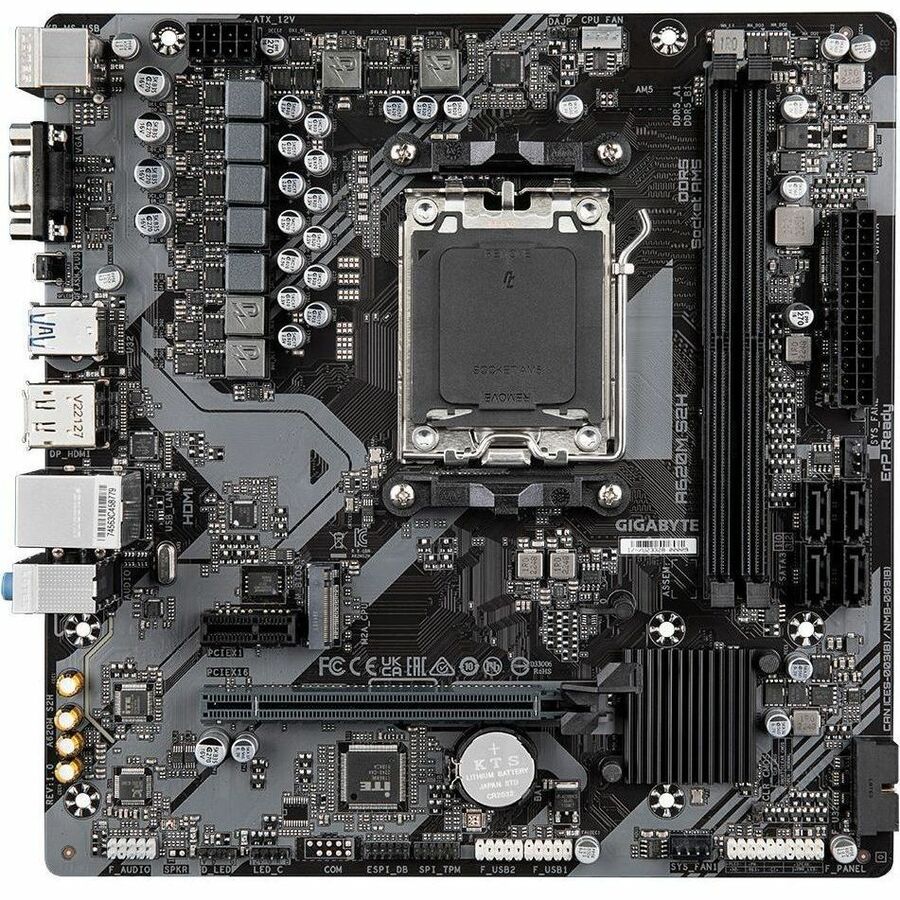 Gigabyte Ultra Durable A620M S2H Desktop Motherboard - AMD A620 Chipset - Socket AM5 - Micro ATX - A620M-S2H