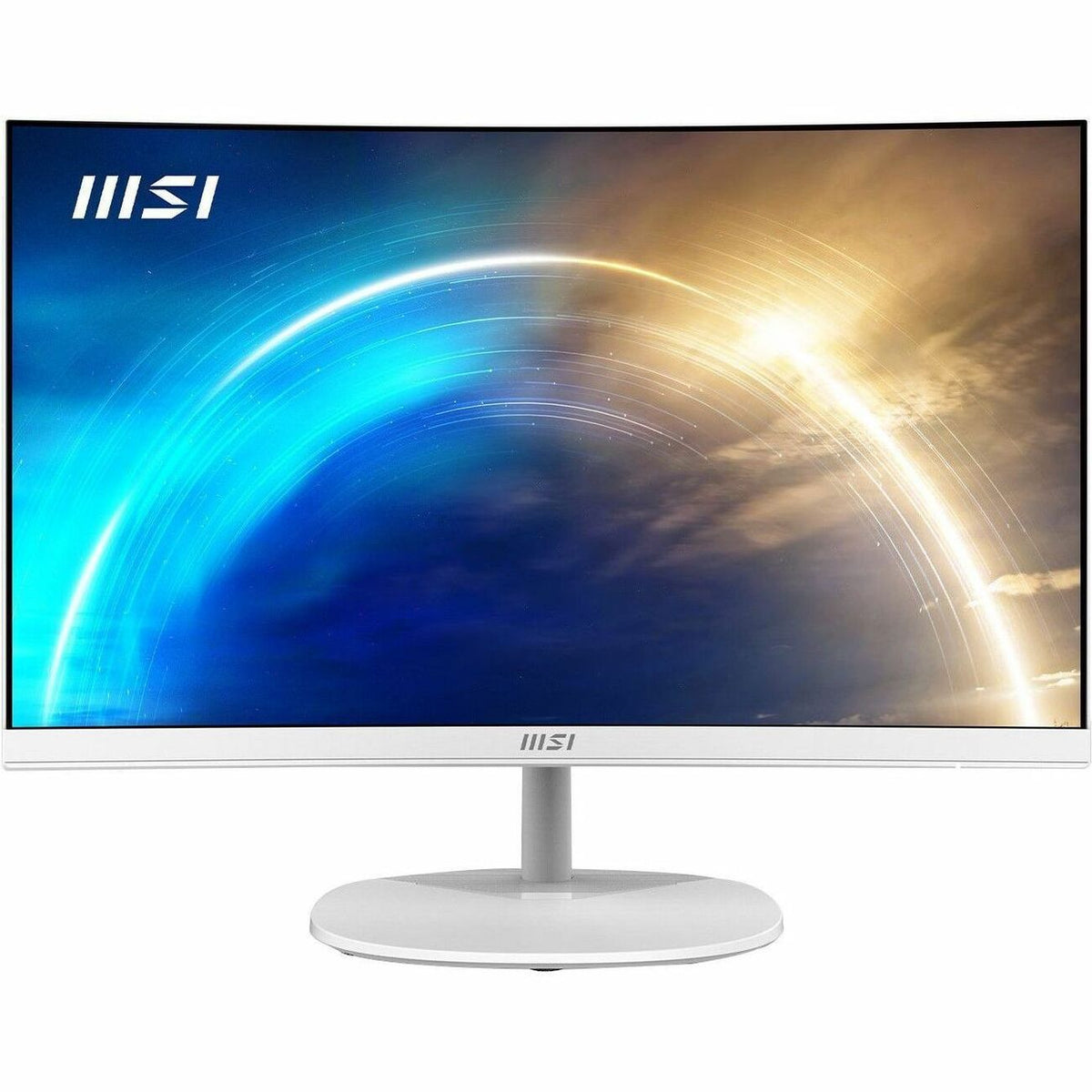 MSI Pro Pro MP241CAW 24" Class Full HD Curved Screen LED Monitor - 16:9 - Matt White - ProMP241CAW