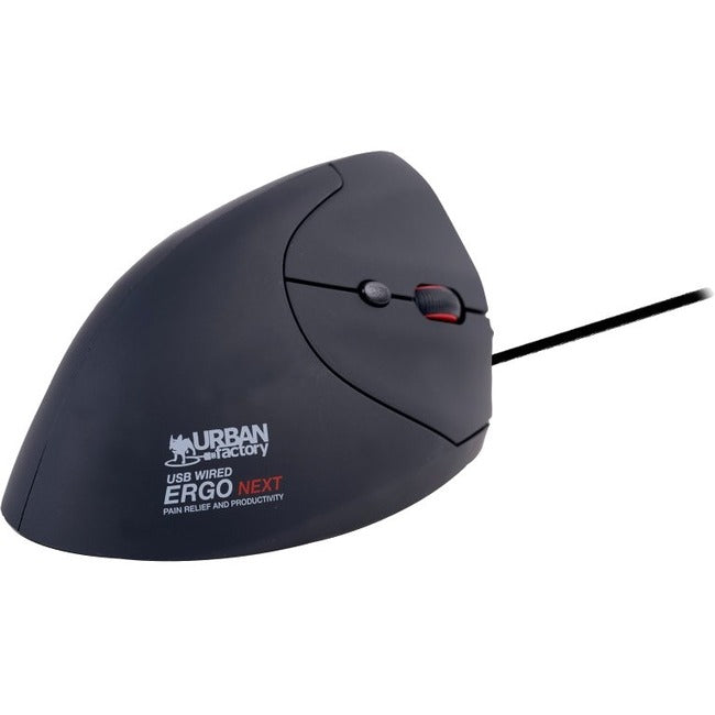 Urban Factory ERGO: Ergonomic Vertical Wired Mouse For The Right-Handed - EMR01UF-N