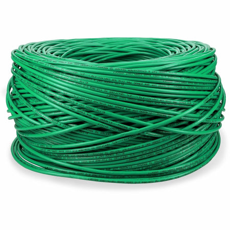 AddOn 1000ft Non-Terminated Green Cat6 UTP Plenum-Rated Copper Patch Cable - ADD-CAT6USBULK1KP-GN