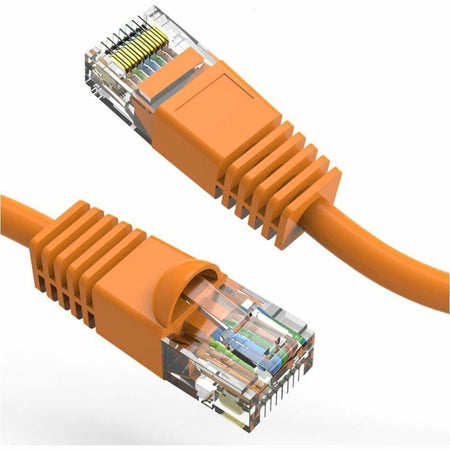 Axiom 8FT CAT5E 350mhz Patch Cable Molded Boot (Orange) - TAA Compliant - AXG100001