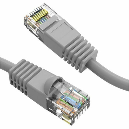 Axiom 30FT CAT5E 350mhz Patch Cable Molded Boot (Gray) - TAA Compliant - AXG100026