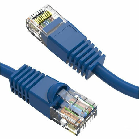 Axiom 35FT CAT5E 350mhz Patch Cable Molded Boot (Blue) - TAA Compliant - AXG100034