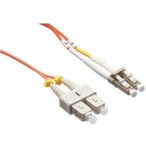 Axiom LC/SC Multimode Duplex OM2 50/125 Fiber Optic Cable 1m - TAA Compliant - AXG96891