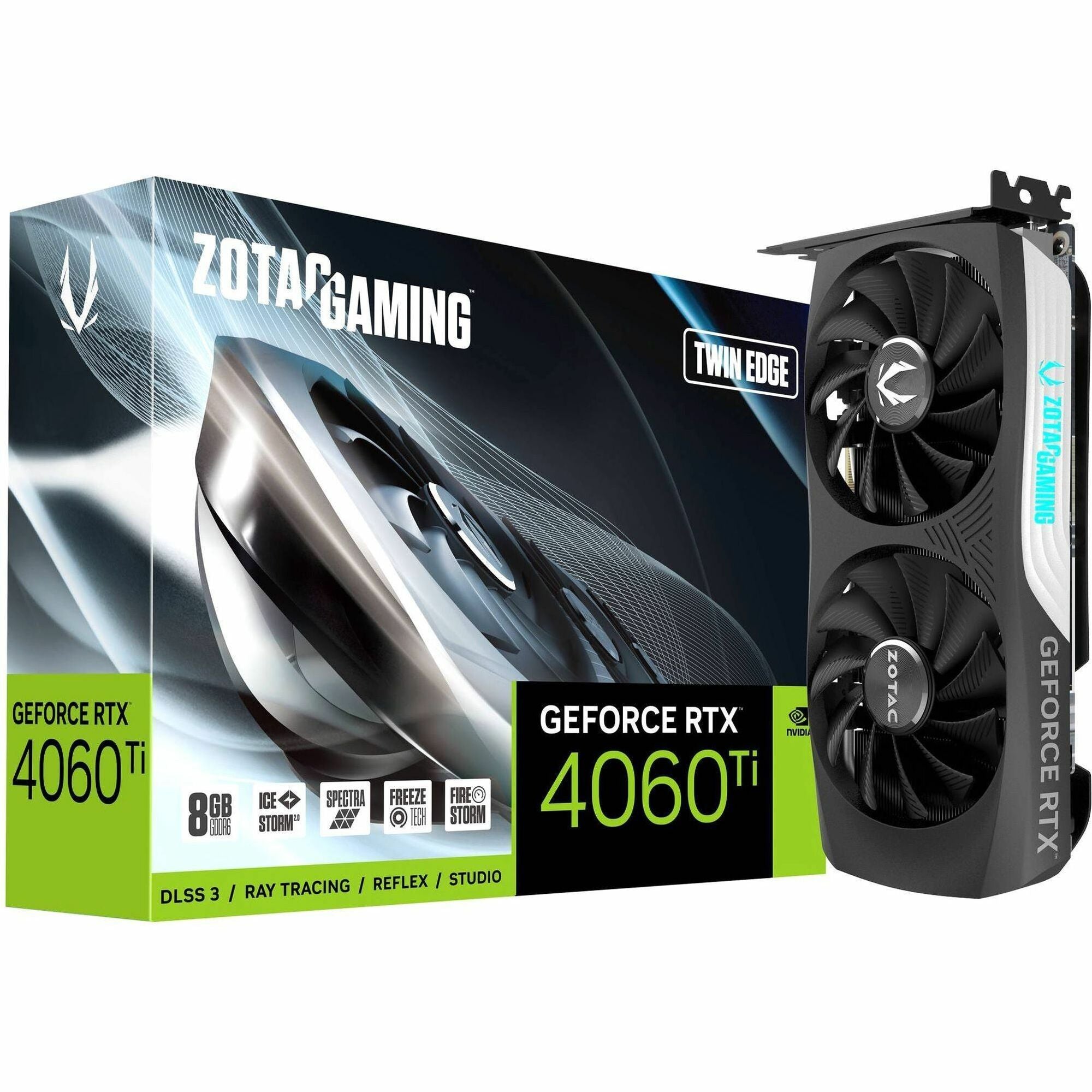 Zotac NVIDIA GeForce RTX 4060 Ti Graphic Card - 8 GB GDDR6 - ZT-D40610E-10M