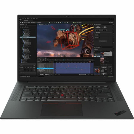 Lenovo ThinkPad P1 Gen 6 21FV001DUS 16" Mobile Workstation - WQXGA - Intel Core i7 13th Gen i7-13700H - 16 GB - 512 GB SSD - English Keyboard - Black Paint - 21FV001DUS