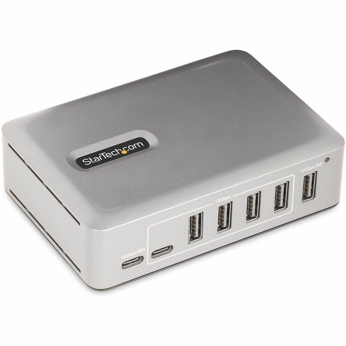 StarTech.com 7-Port USB-C Hub, 5x USB-A + 2x USB-C, Self-Powered w/ 65W Power Supply, USB 3.1 10Gbps Desktop/Laptop USB Hub w/ Charging - 10G5A2CS-USB-C-HUB