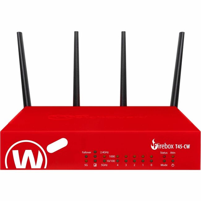 WatchGuard Firebox T45-CW Network Security/Firewall Appliance - WGT49001-US