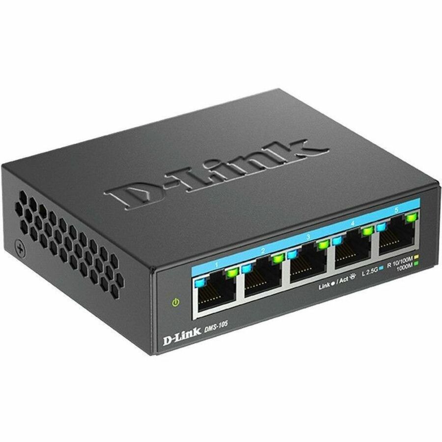 D-Link 5-Port Multi-Gigabit Unmanaged Switch - DMS-105