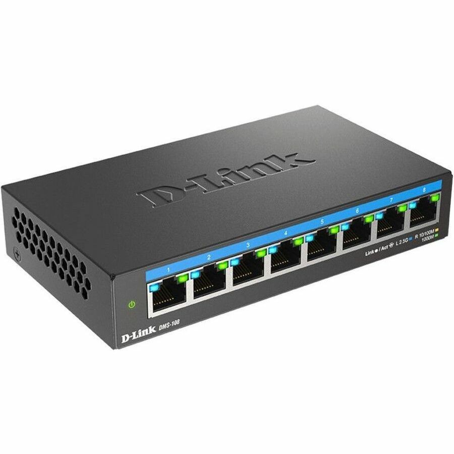 D-Link 8-Port Multi-Gigabit Unmanaged Switch - DMS-108