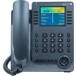 Alcatel-Lucent ALE-30h IP Phone - Corded - Corded - Desktop, Wall Mountable - Gray - 3ML37030AA
