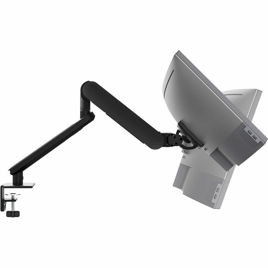 Atdec Ora Mounting Arm for Monitor, Flat Panel Display, Curved Screen Display - Black - Landscape/Portrait - AW-ORA-F-B