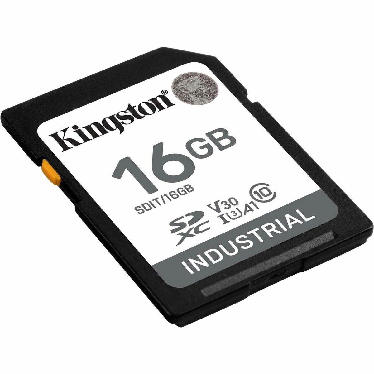 Kingston Industrial 16 GB Class 10/UHS-I (U3) V30 SDHC - 1 - SDIT/16GB