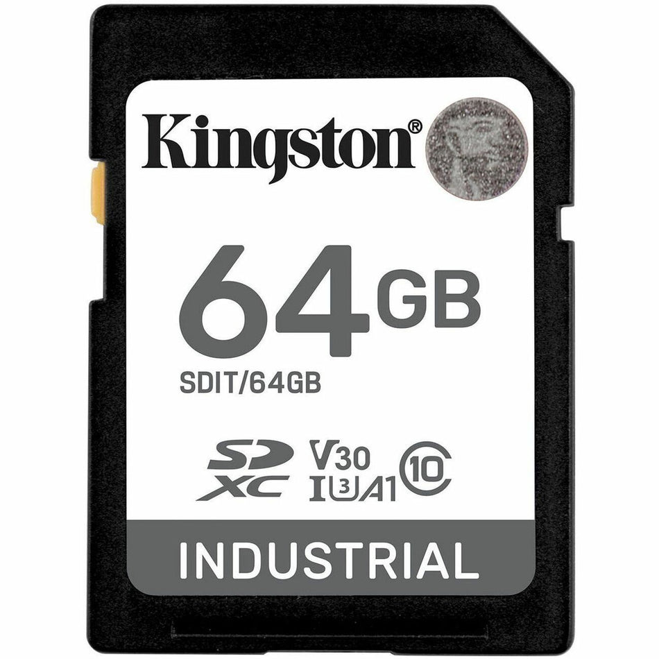 Kingston Industrial 64 GB Class 10/UHS-I (U3) V30 SDXC - SDIT/64GB