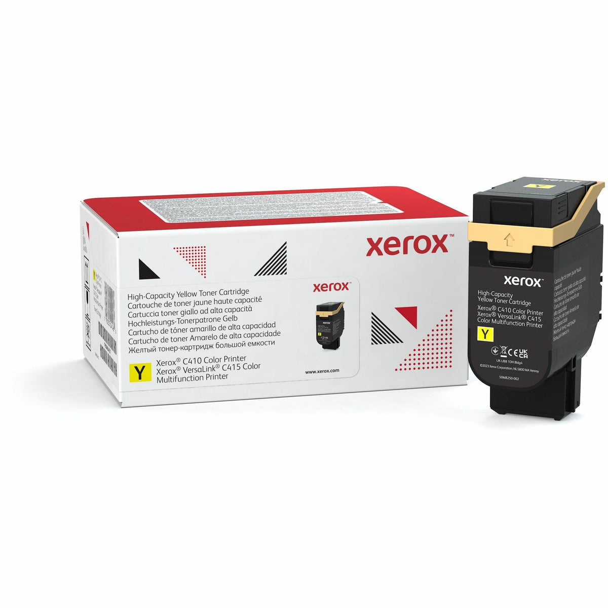 Xerox Genuine Xerox&reg; C410 Color Printer, VersaLink&reg; C415 Color Multifunction Printer Yellow High capacity Toner Cartridge (7000 Pages) - 006R04688 - 006R04688