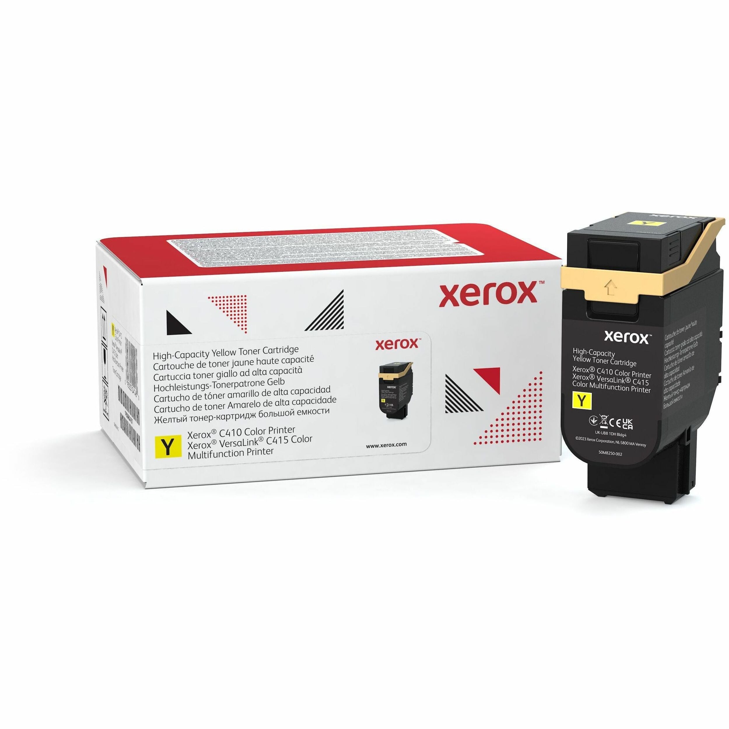 Xerox Genuine Xerox&reg; C410 Color Printer, VersaLink&reg; C415 Color Multifunction Printer Yellow High capacity Toner Cartridge (7000 Pages) - 006R04688 - 006R04688
