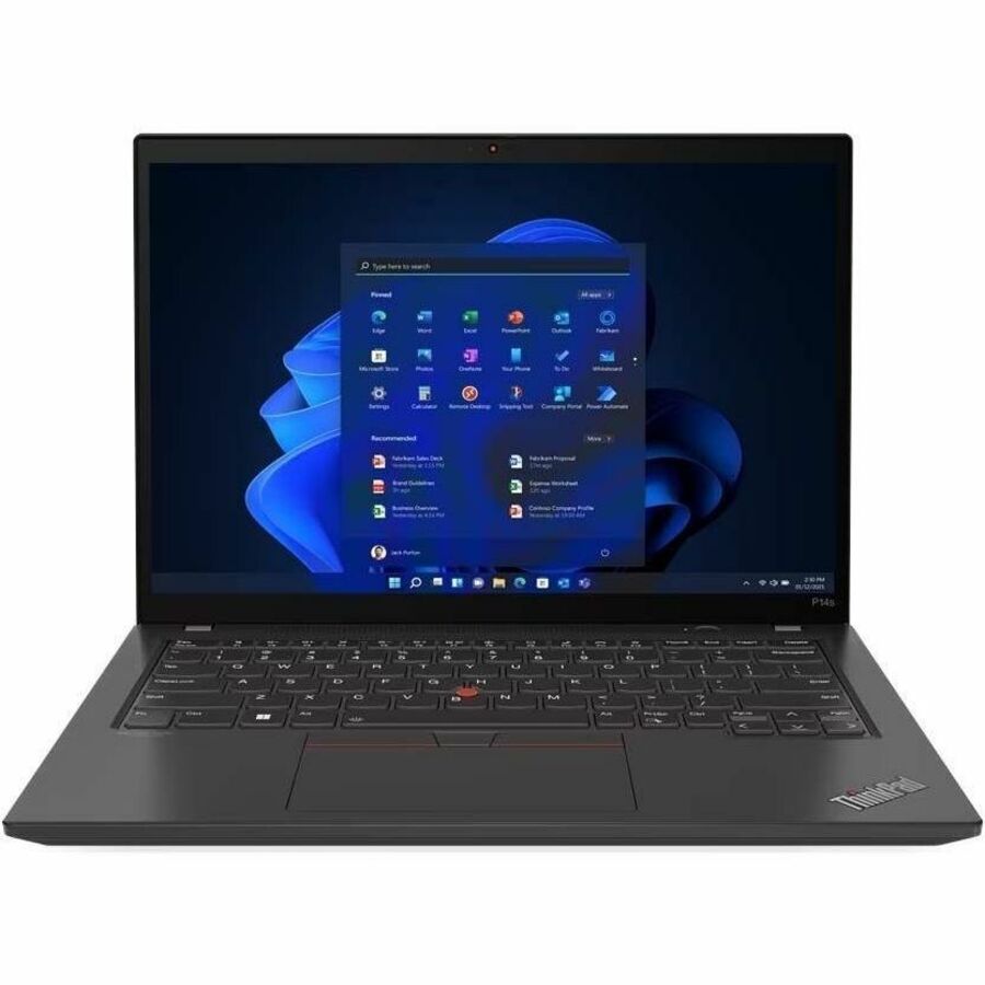 Lenovo ThinkPad P14s Gen 4 21K5000YUS 14" Touchscreen Mobile Workstation - WUXGA - AMD Ryzen 7 PRO 7840U - 32 GB - 512 GB SSD - English Keyboard - Villi Black - 21K5000YUS