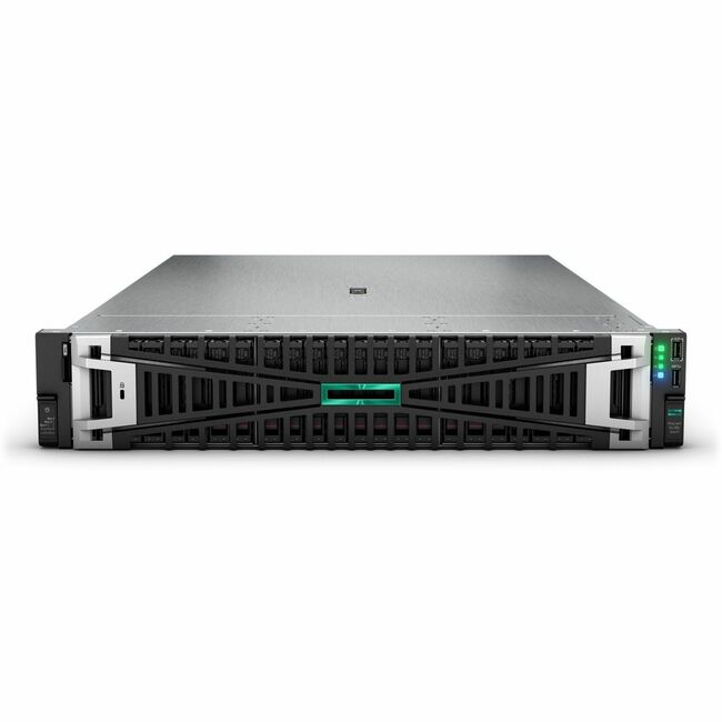 HPE ProLiant DL380 Gen11 Intel Xeon-G 6426Y 16-Core (2.50GHz 37.50MB) 32GB (1 x 32GB) PC5-4800B RDIMM 8 x Hot Plug 2.5in Small Form Factor x1 Tri-Mode Basic Carrier MR408i-o No Optical 800W 3 Year Next Business Day Warranty - P60637-B21