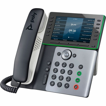 Poly Edge E550 IP Phone - Corded - Corded - NFC, Wi-Fi, Bluetooth - Desktop - 89B57AA#ABA