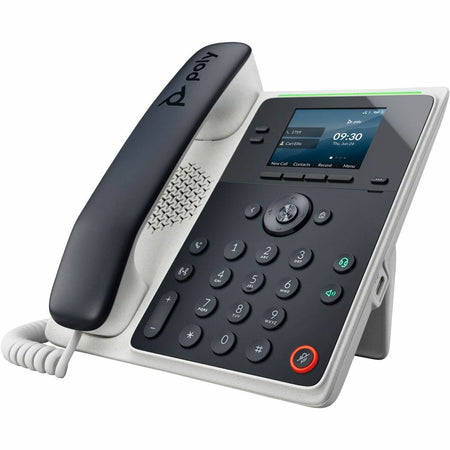 Poly Edge E100 IP Phone - Corded - Corded - Desktop, Wall Mountable - Black - 89B49AA#ABA