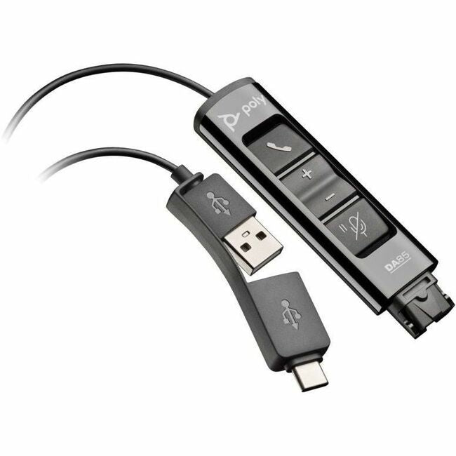 Poly DA85 USB to QD Adapter - 786C7AA