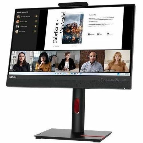 Lenovo ThinkCentre Tiny-In-One 22 Gen 5 22" Class Webcam Full HD LED Monitor - 16:9 - Black - 12N9GAR1US