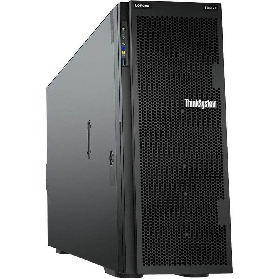 Lenovo ThinkSystem ST650 V3 7D7A1003NA 4U Tower Server - 1 x Intel Xeon Gold 6426Y 2.50 GHz - 32 GB RAM - Serial ATA, 12Gb/s SAS Controller - 7D7A1003NA